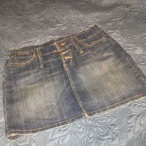 Denim mini skirt- size 5